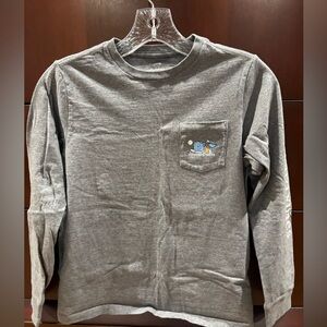 Like New Vineyard Vines Long Sleeve Halloween Tee Size Youth Small (8-10)